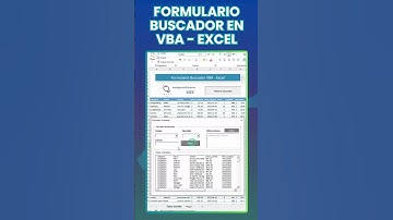 FORMULARIO BUSCADOR EN #VBA  #excel