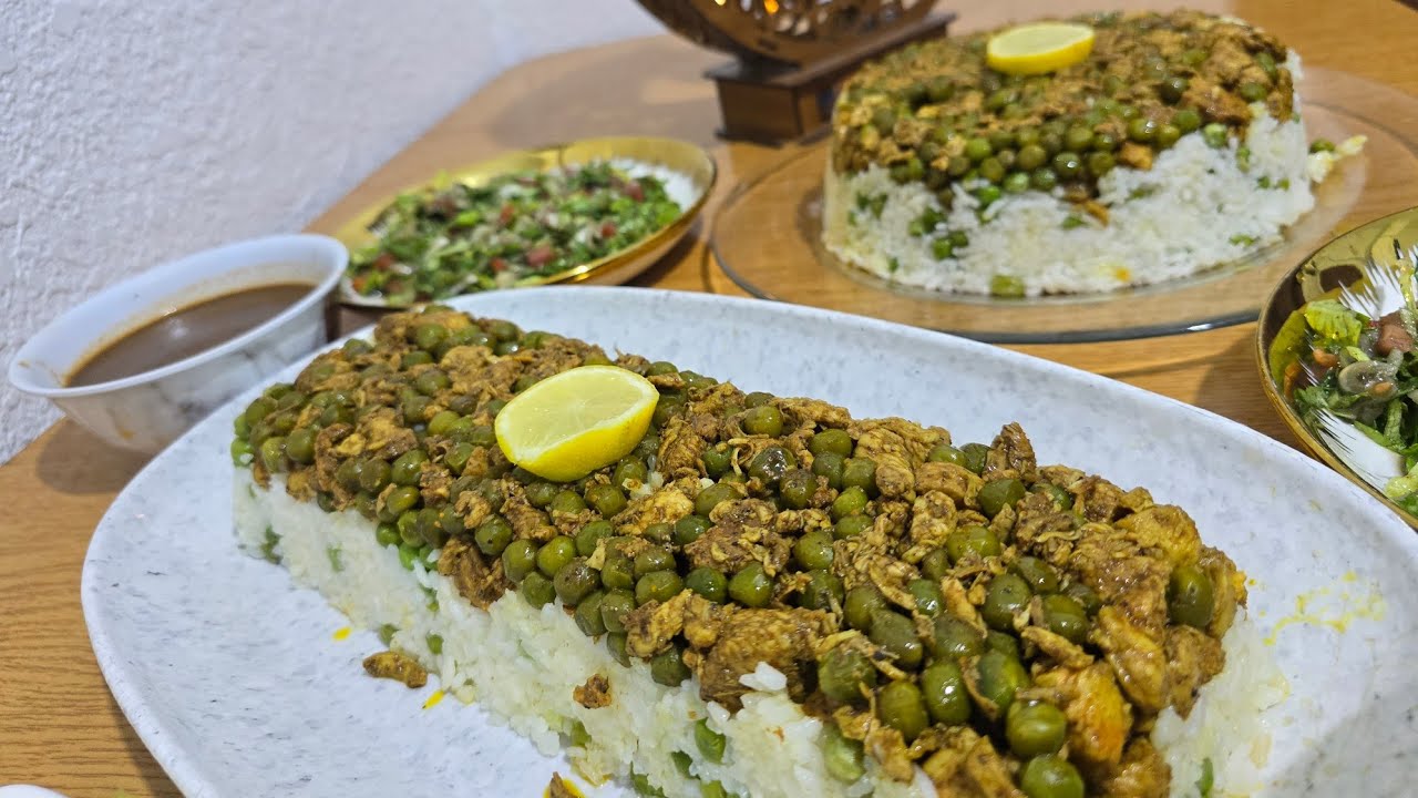 رز ببازيلا بالدجاج سفرة رمضان لا يفوتكم 💯