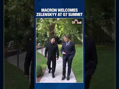 Video Macron Welcomes Zelenskyy at G7 as Europe Pushes for Stronger Ukraine Support |