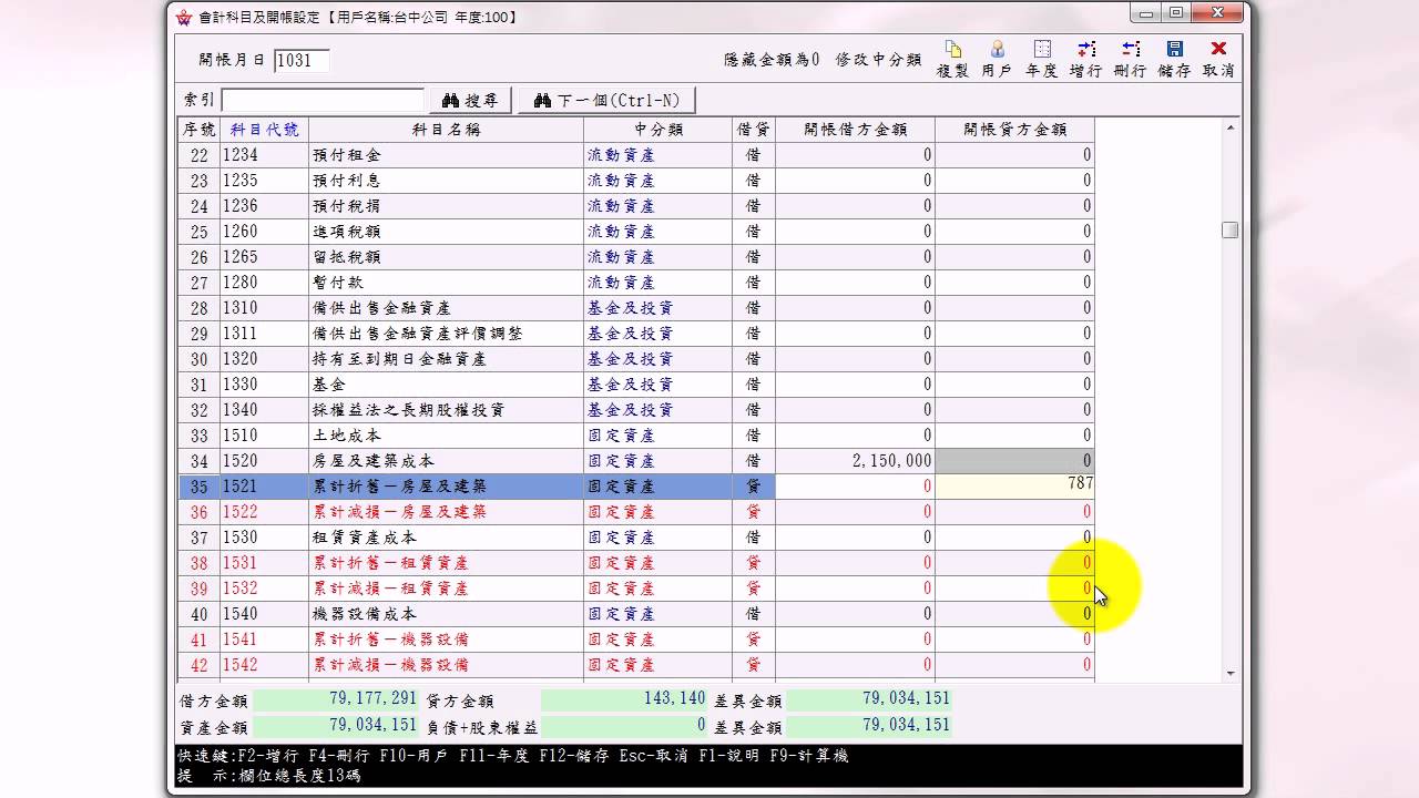 會計乙級檢定術科 會計事務-資訊項 14902-102201 題組一 A-1 試算表輸入 (特別感謝:文中資訊系統)