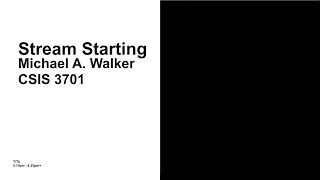 YSU CSIS 3701 Advanced Object Oriented Programming
