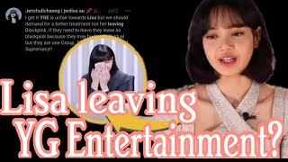 Lisa will leave YG Entertainment (jenlisa is real)