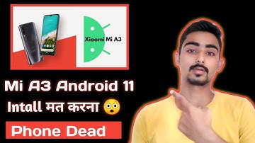 Xiaomi Mi A3 Android 11 Update || Phone Dead Problem Solve Free || Mi A3 Android 11 Update