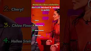 Moments when celebrities flirt with Michael B Jordan in public #youtube #funny #celebrity