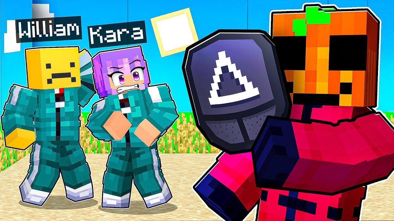 Jugando Como GUARDIA de SQUID GAME en Minecraft!