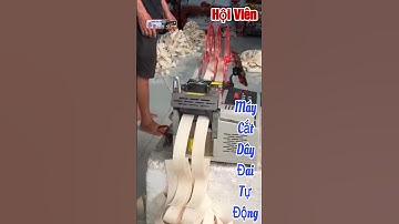 máy cắt tự động đếm từng cộng luôn : dây đai - dây viền - dây kéo vv