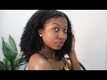 Easiest Wash and Go with Kinky Curly Clip ins | feat. Amazing Beauty Clip-Ins