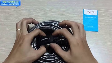 Giới Thiệu Cáp USB nối dài 20m có chíp khuếch đại chính hãng Ugreen UG-10324