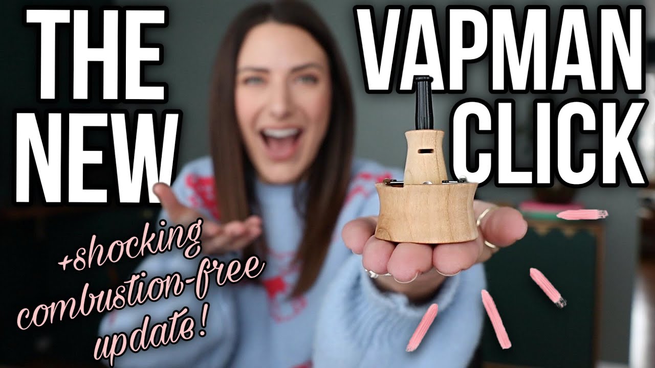 THE WEIRDEST DRY HERB VAPE | vapman click +2wk no smoke update!