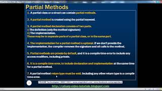 Part 63   Partial methods in c@ HD Information