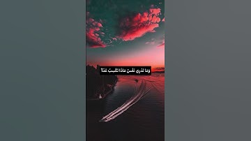 وَمَا تَدْرِي نَفْسٌ بِأَيِّ أَرْضٍ تَمُوتُ ۚ❤️#مع_القرآن #راحة_نفسية #حسن_الظن_بالله #سورة_لقمان