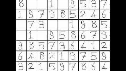 Depth First Search Sudoku Solving
