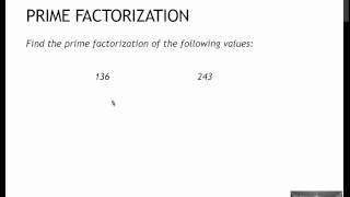 63 Prime Factorization (4.2)