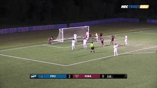 Highlights: FDU MSOC 3, IONA 2