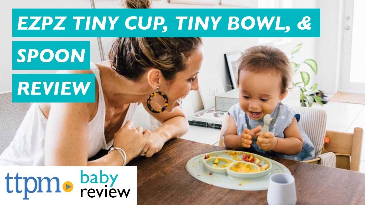 Teach your baby to feed themselves with EZPZ's Tiny Collection