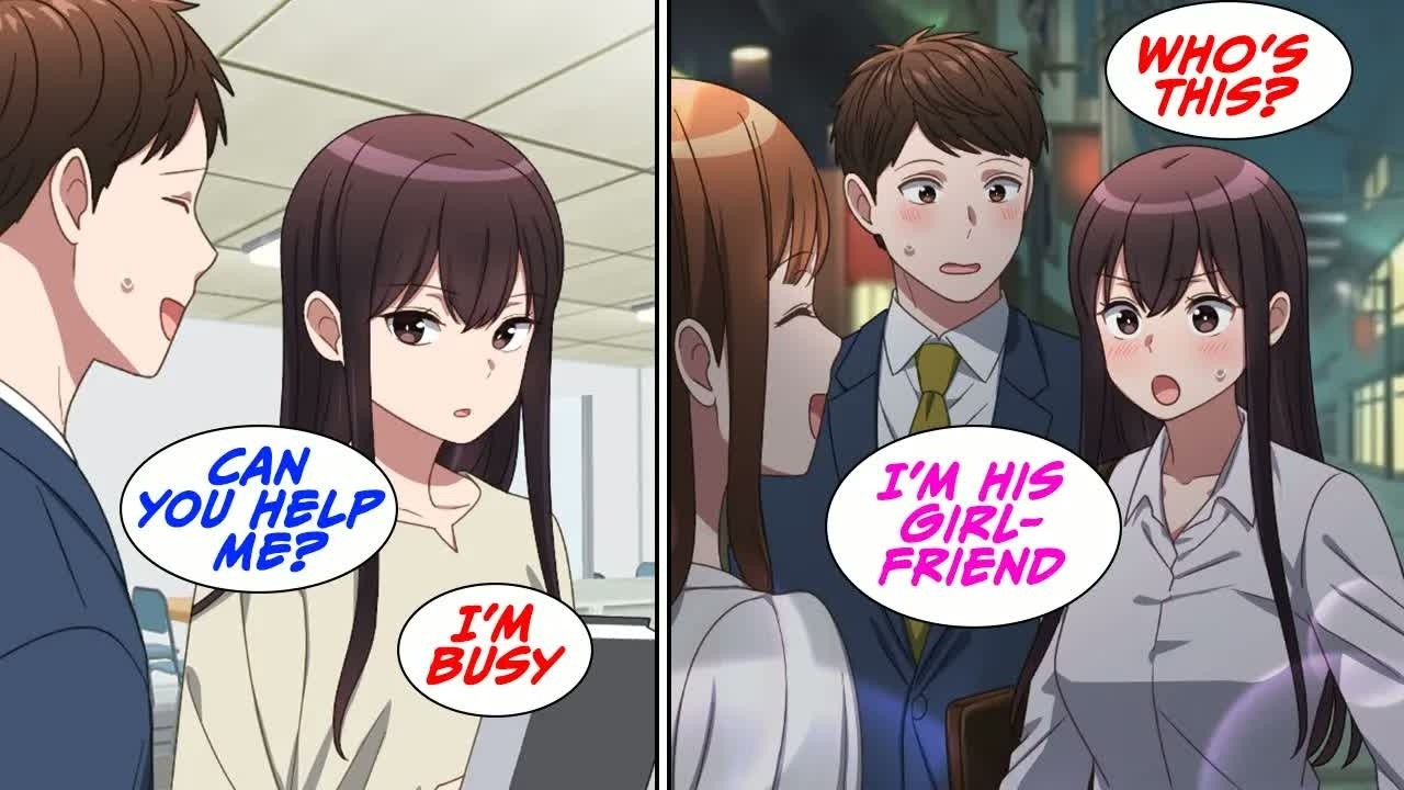 Manga Dub My colleague was always cold to me, but then when we ran into my sister… RomCom