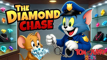 Tom and Jerry – The Diamond Chase | Funny 3D Cartoon Animation | Police Tom vs Thief Jerry