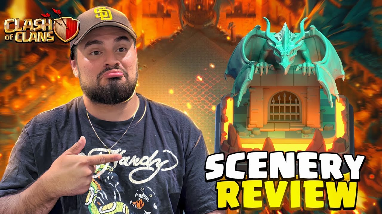 NEW! Dragon Escape Scenery (Clash Of Clans)