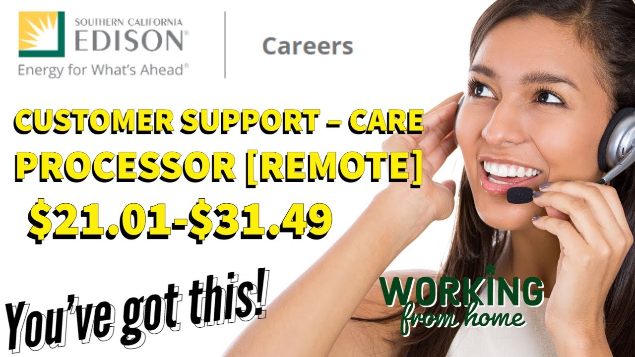 Earned $21.01- $31.49 Hr As a CARE PROCESSOR [REMOTE] | Must reside in the state of California