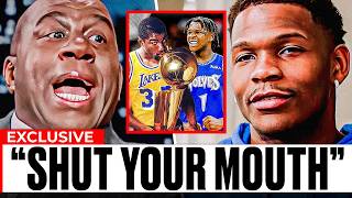 Magic Johnson Demolishes Anthony Edwards for Stupid Remarks