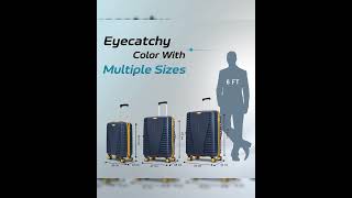 Aristocrat Airpro Plus Cabin 55 Cm(Small) 8 Wheel Spinners Trolley Bags for Travel Hard Case Lugg...