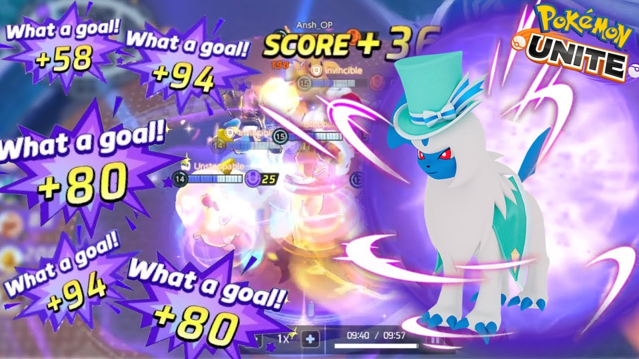 Pokemon Unite 😱 Absol 💥 Ranked Match - YouTube