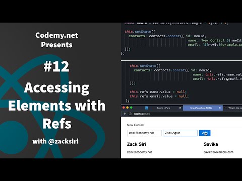 React: Accessing Elements with Refs - [012]