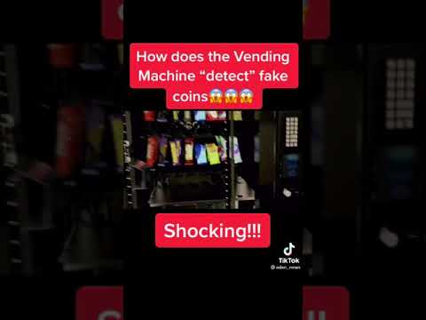 Shocking how does the vending machine detect fake coins