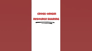 CORS Explained: Fix Cross-Origin Errors with HTTP Headers #shorts