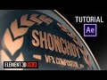 Easy ||  Element 3D & After Effects Tutorial - Logo