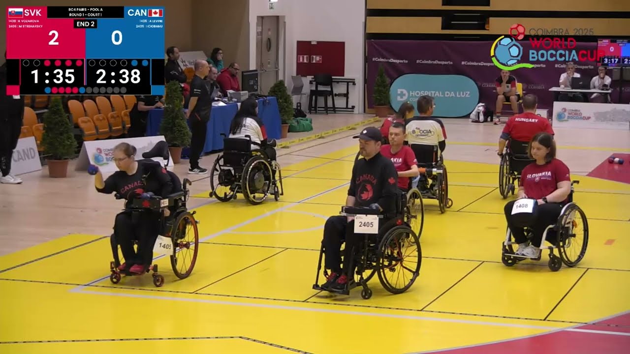 Canada vs Slovakia - BC4 Pairs - Coimbra 2025 World Boccia Cup