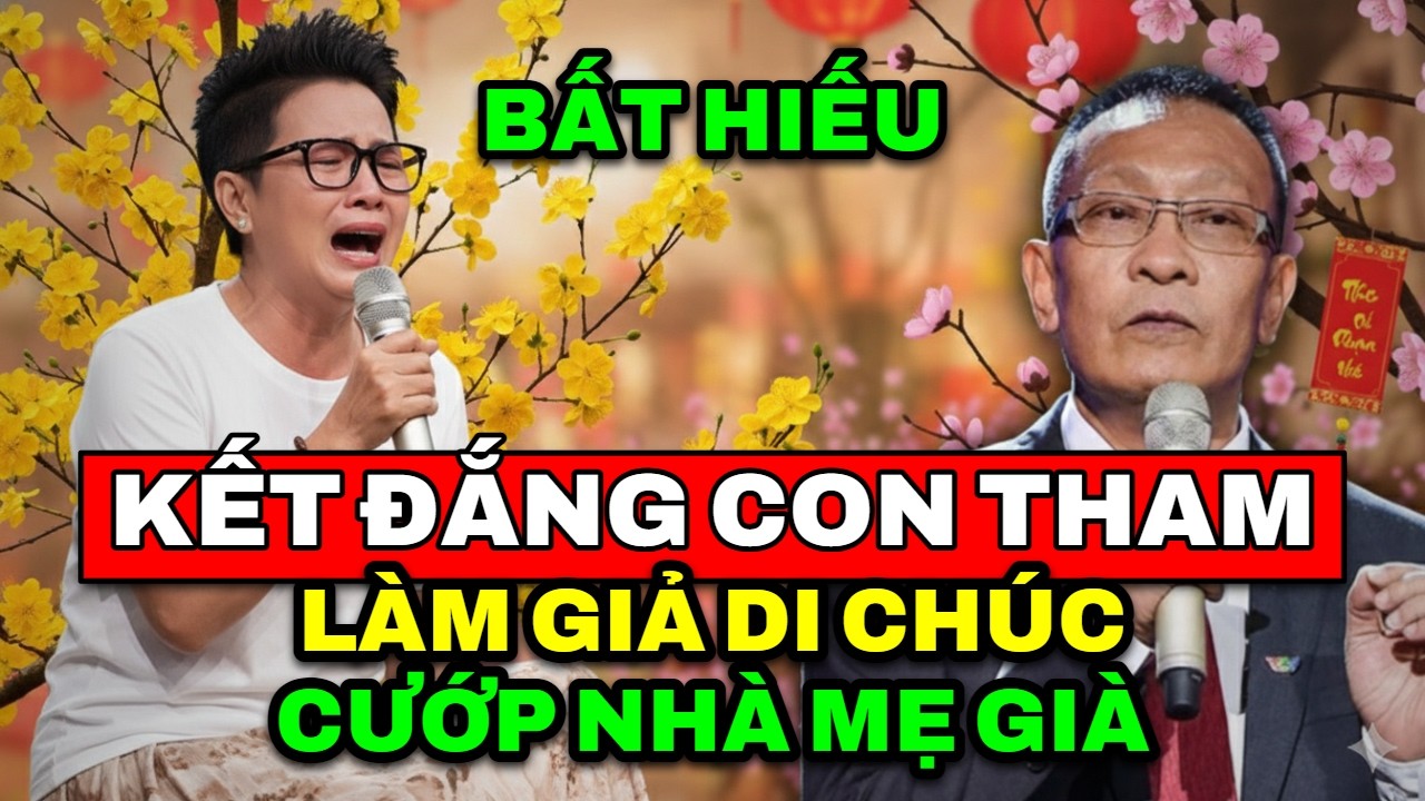 TÂM SỰ CÙNG VĂN SÂM - Cái kết đắng ngắt cho đứa con bất hiếu dám làm giả di chúc để chiếm nhà của mẹ
