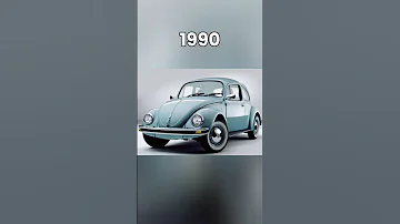 Evolution of Volkswagen Beetle (1940~2022) #shorts