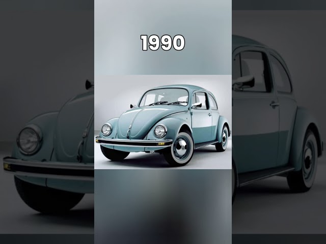 Evolution of Volkswagen Beetle (1940~2022) #shorts class=