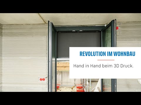 Die Revolution im Wohnbau - Hand in Hand beim 3D-Druck