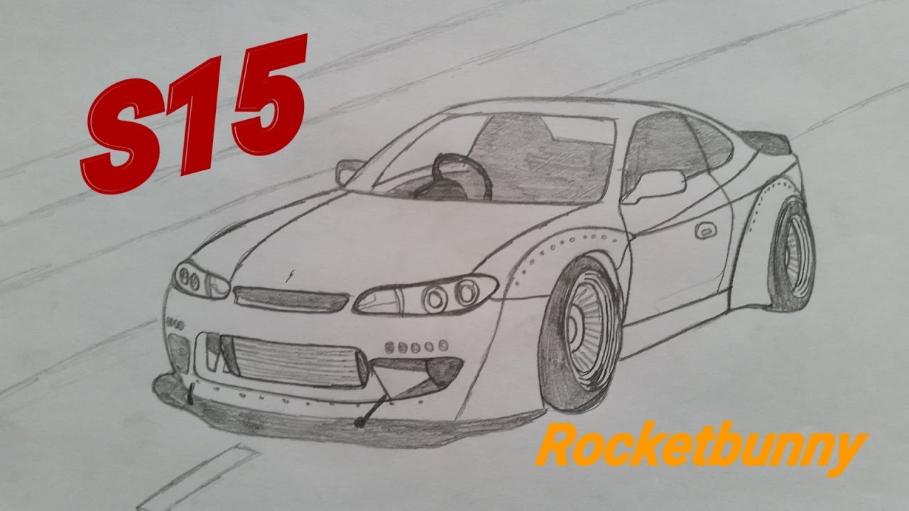 Easy How To Draw Nissan Silvia S15rocketbunny