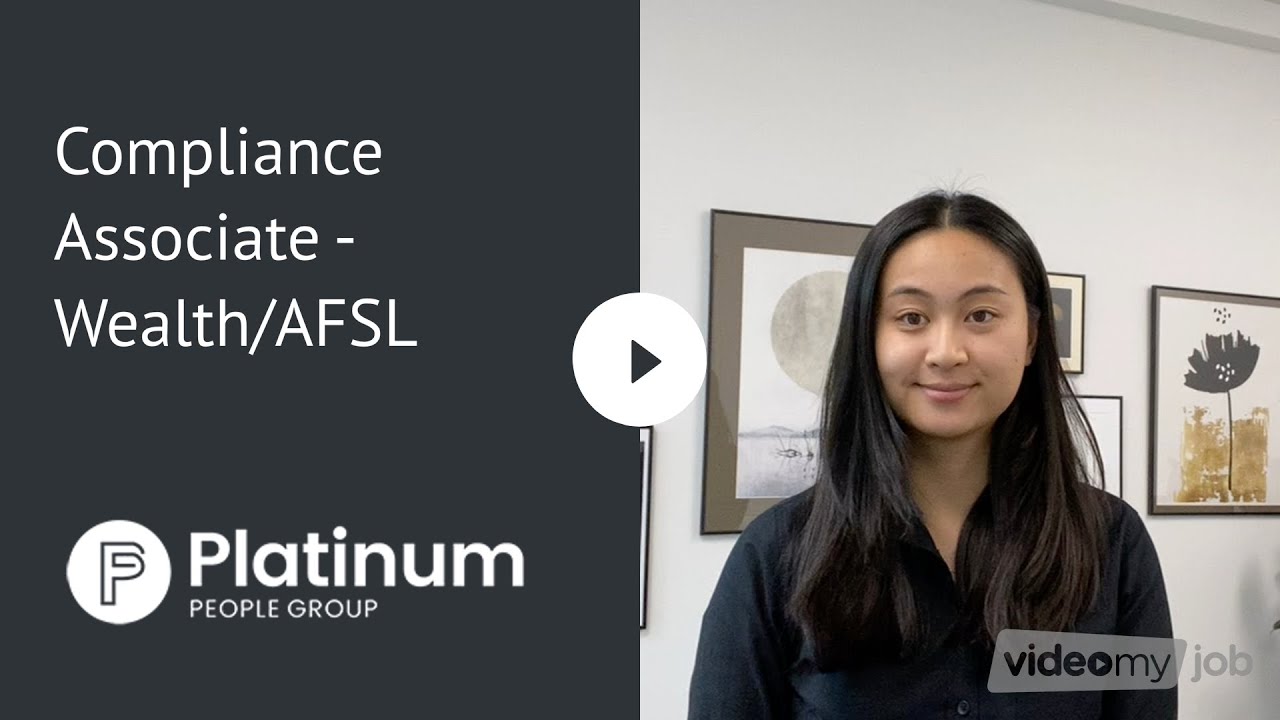 Compliance Associate Compliance Associate - Wealth/AFSL - YouTube