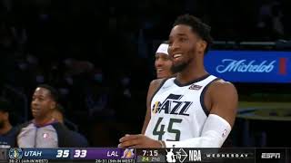 Russell Westbrook so Sick of Donovan Mitchell cracks him flop of the year !