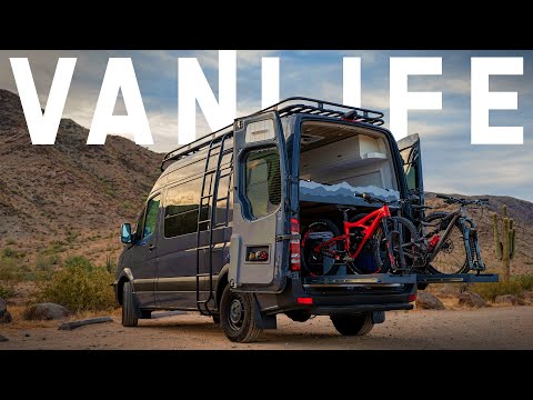 ultimate-custom-mountain-bike-conversion-van---van-life-tour