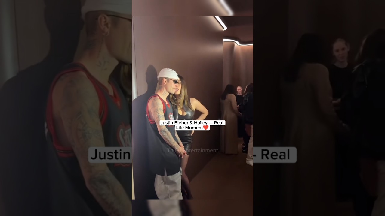Джастин и Хейли Бибер попали в объективы фанатов 🖤 