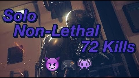 AW: Solo Non-Lethal 70 Kills + Reverse Boosting