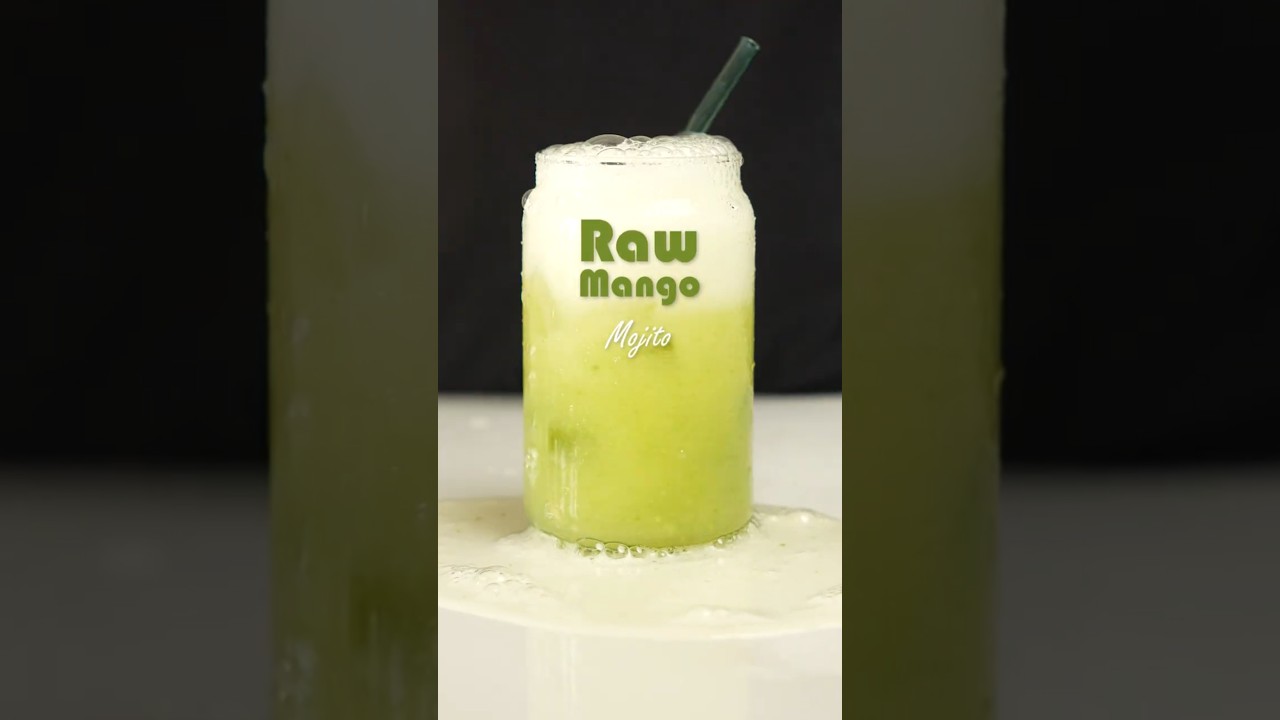 The Perfect Summer Drink: ASMR Raw Mango Mojito Preparation