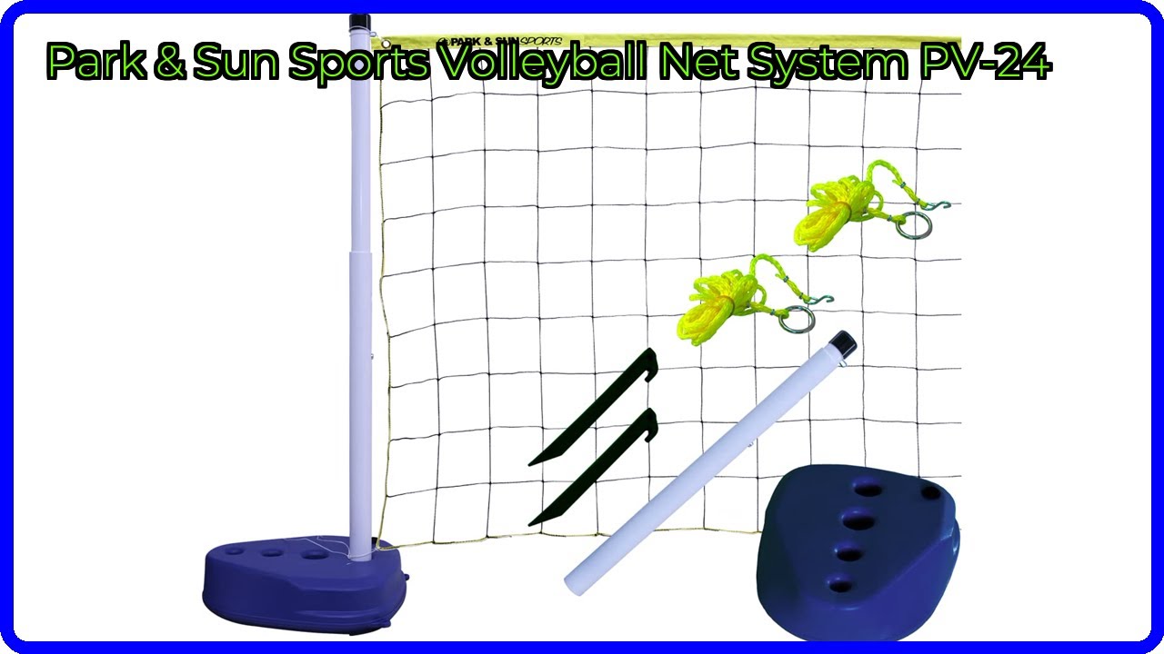 REVIEW (2025): Park & Sun Sports Volleyball Net System PV-24. ESSENTIAL details.