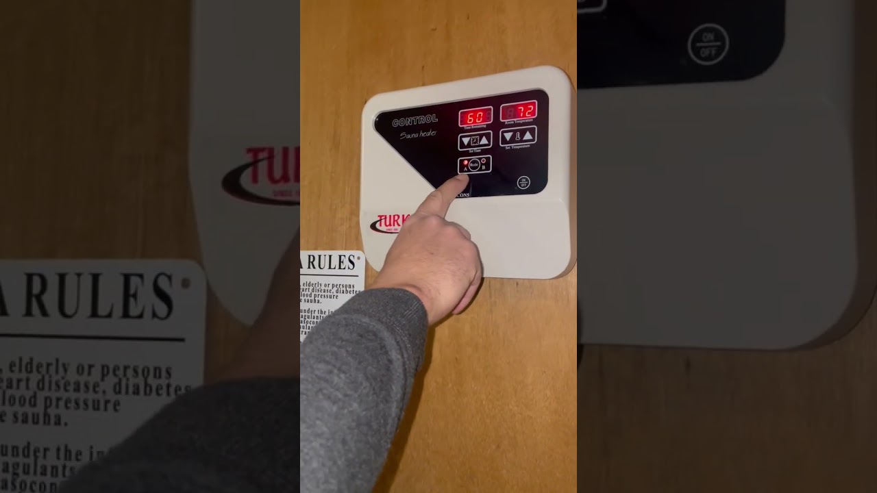 Digital sauna instructions