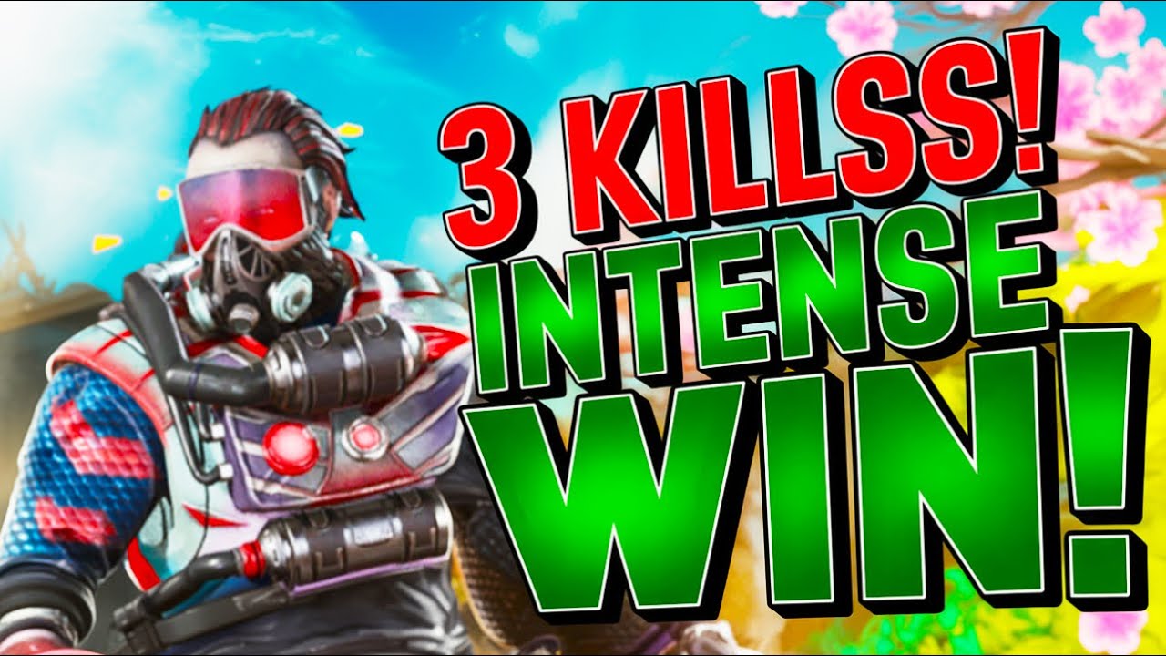 Insane Caustic Win with Intense Endgame Fight! | Apex Legends Ranked Gameplay ( No Commentary )