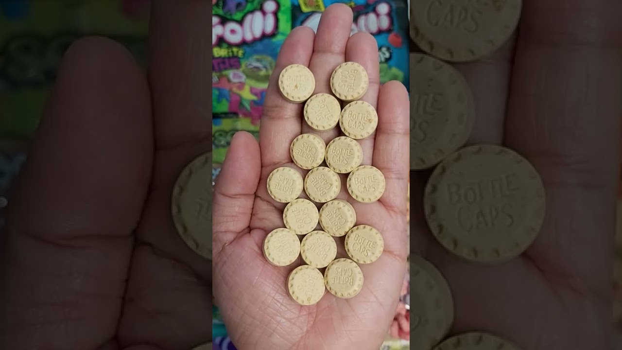 Cola Flavor Bottle Caps Soda Candy, more chocolates, mouth watering video 