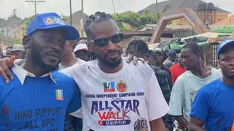 9ICE SPOTTED IN AGEGE AS HE CAMPAIGNS MASSIVELY FOR RT HON OBASA, TINUBU & ALL APC CANDIDATES
