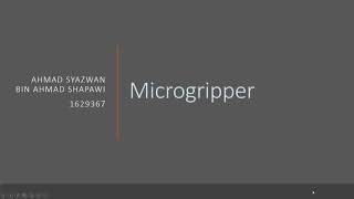 Microgripper MEMS