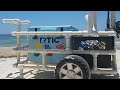 DIY PVC fishing cart