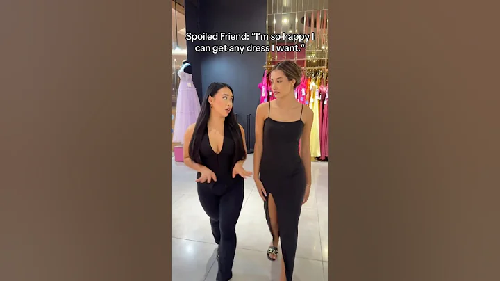 Did she deserve that?👀 #prom #dressootd #promdressshopping #promdress #dress #formaldresses